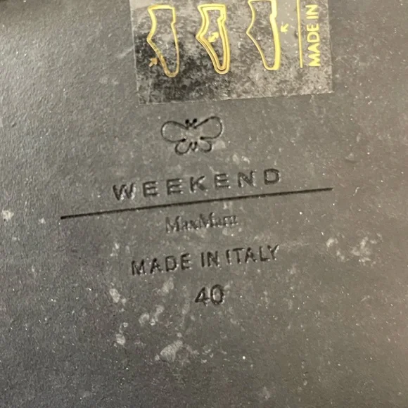 Black leather Max Mara Knee-High Boots size EU 40 - Picture 5 of 5